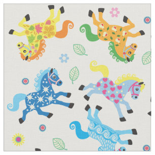 decorative horses fabric
