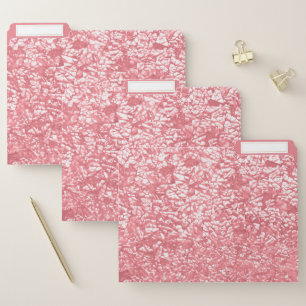 Decorative Hot Pink Abstract Pattern Design  File Folder