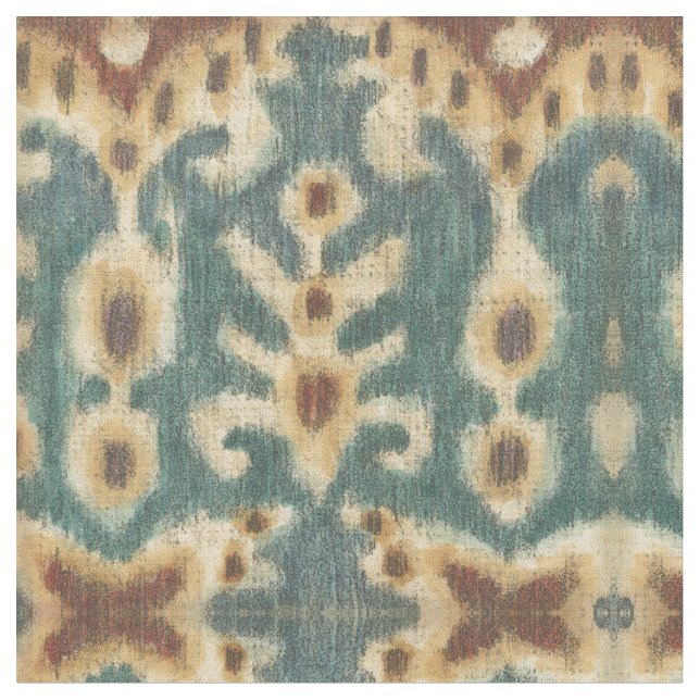 Decorative Ikat Fabric Design by Chariklia Zarris (Close Up)