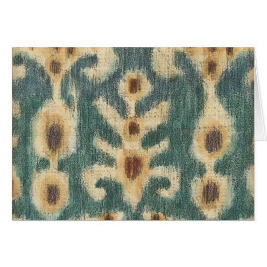 Decorative Ikat Fabric Design by Chariklia Zarris (Front Horizontal)