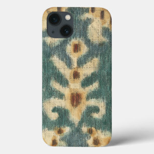 Decorative Ikat Fabric Design by Chariklia Zarris iPhone 13 Case