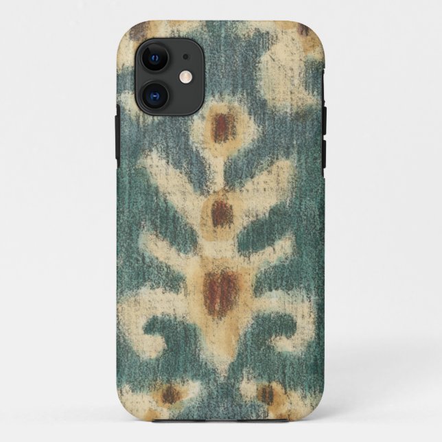 Decorative Ikat Fabric Design by Chariklia Zarris Case-Mate iPhone Case (Back)