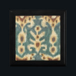 Decorative Ikat Fabric Design by Chariklia Zarris Gift Box<br><div class="desc">An abstract pattern made by Chariklia Zarris,  it features a design known as ikat. This particular form of weaving utilizes resist dyeing,  which keeps the dye from penetrating all of the fabric. This creates interesting patterns on a fabric that look amazing on your wall!</div>