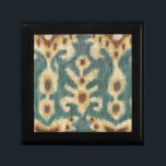 Decorative Ikat Fabric Design by Chariklia Zarris Gift Box<br><div class="desc">An abstract pattern made by Chariklia Zarris,  it features a design known as ikat. This particular form of weaving utilizes resist dyeing,  which keeps the dye from penetrating all of the fabric. This creates interesting patterns on a fabric that look amazing on your wall!</div>