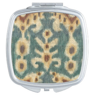 Decorative Ikat Fabric Design by Chariklia Zarris Makeup Mirror