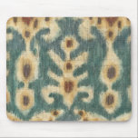 Decorative Ikat Fabric Design by Chariklia Zarris Mouse Pad<br><div class="desc">An abstract pattern made by Chariklia Zarris,  it features a design known as ikat. This particular form of weaving utilizes resist dyeing,  which keeps the dye from penetrating all of the fabric. This creates interesting patterns on a fabric that look amazing on your wall!</div>