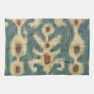 Decorative Ikat Fabric Design by Chariklia Zarris Towel