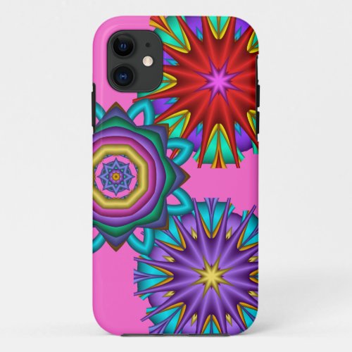 Decorative iPhone 5 case with Fantasy Flowers