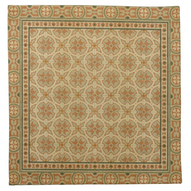 Decorative Italian Mosaic Tiles by Vision Studio Napkin (Front)