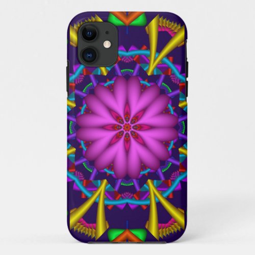 Decorative kaleidoscope case with Romantic flower