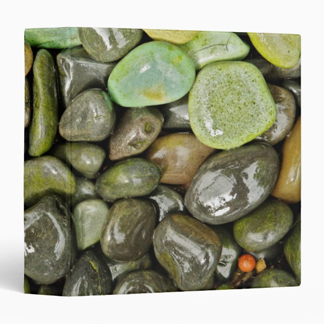 Decorative landscaping rocks binder (Front/Spine)