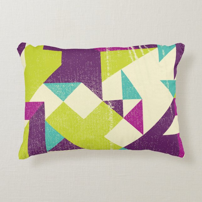 Decorative Letters: Hand-Drawn Pattern Accent Pillow (Front)