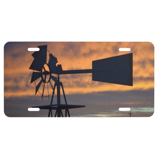 Decorative License Plate, Windmill License Plate (Front)