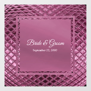 Decorative Magenta Floor Decal