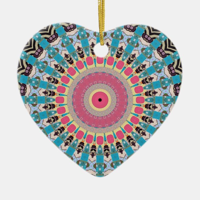  Decorative Mandala Ceramic Ornament (Front)