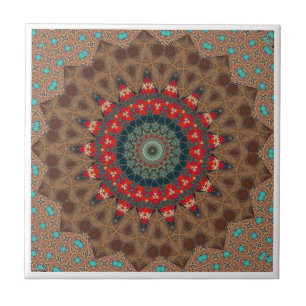 Decorative Mandala Ceramic Tile