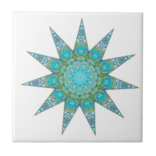  Decorative Mandala  Ceramic Tile