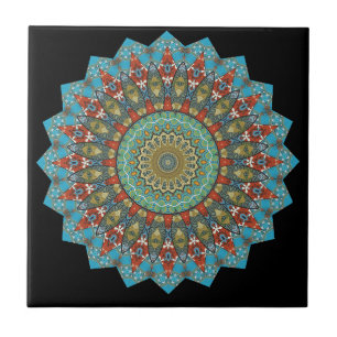 Decorative Mandala Ceramic Tile