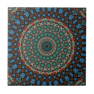 Decorative Mandala Ceramic Tile