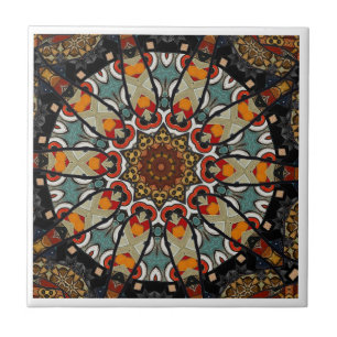 Decorative Mandala Ceramic Tile