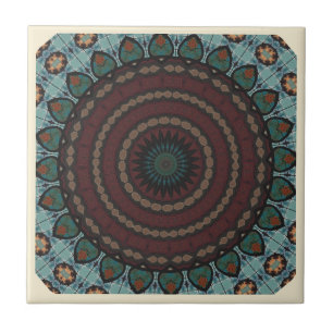 Decorative Mandala Ceramic Tile