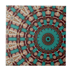 Decorative Mandala Ceramic Tile