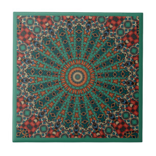 Decorative Mandala Ceramic Tile