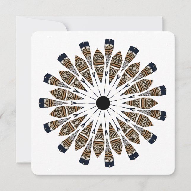  Decorative Mandala  Invitation (Front)