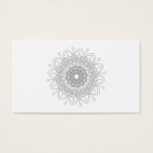 Decorative mandala isolated on white background. (Front)