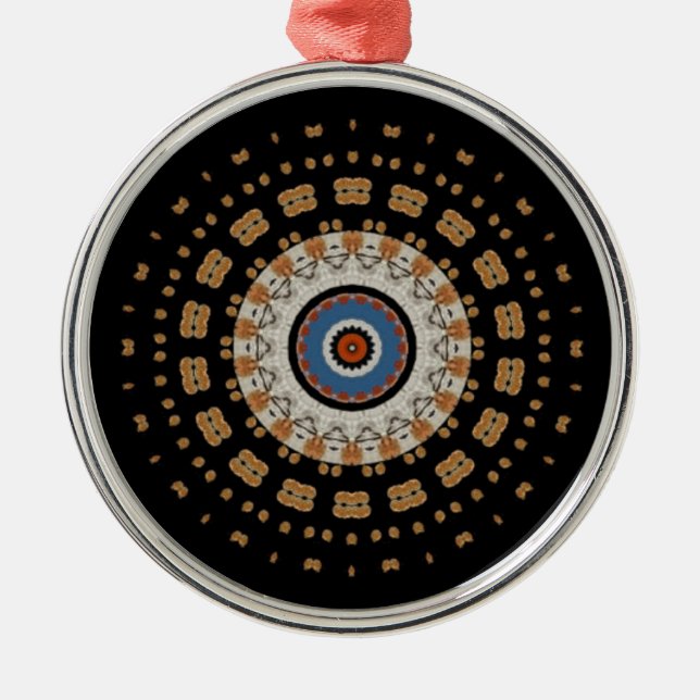  Decorative Mandala Metal Ornament (Front)