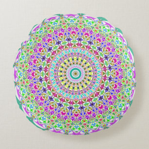 Decorative Mandala Round Pillow