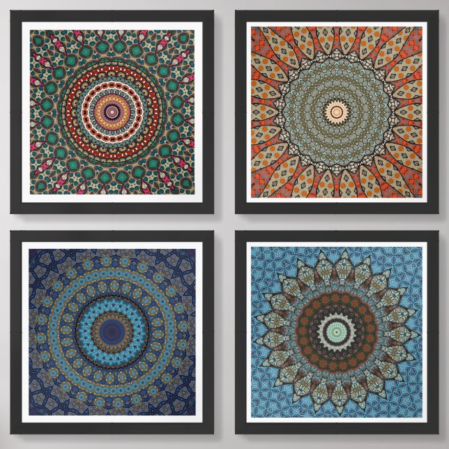  Decorative Mandala Wall Art Sets (Front)