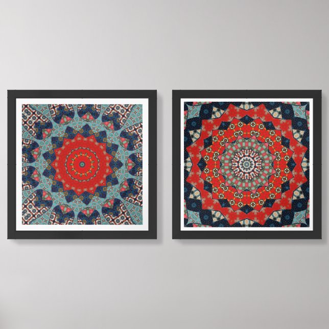  Decorative Mandala Wall Art Sets (Front)