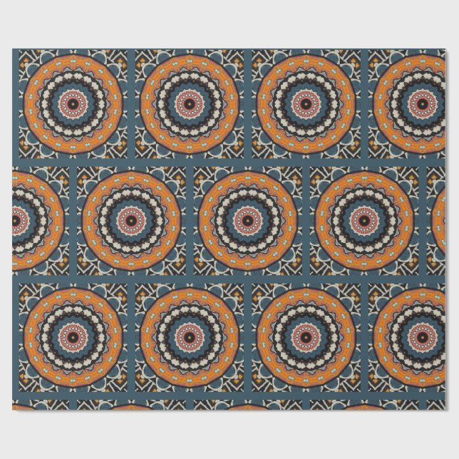  Decorative Mandala Wrapping Paper (Flat)