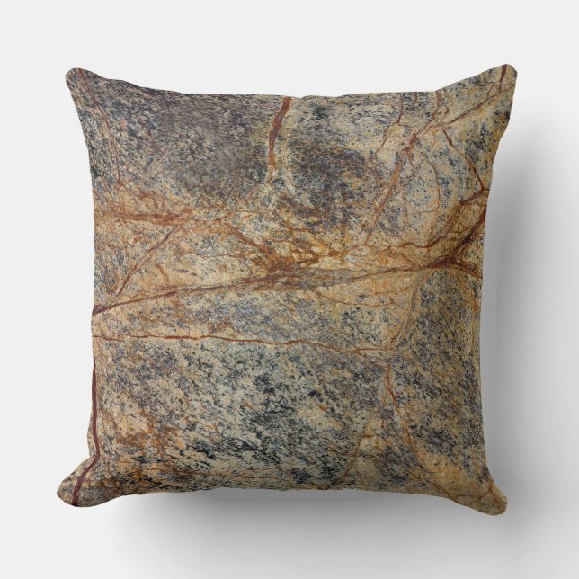Decorative Marble Throw Pillow (Front)