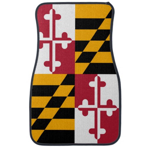 Decorative Maryland State Flag Car Mat