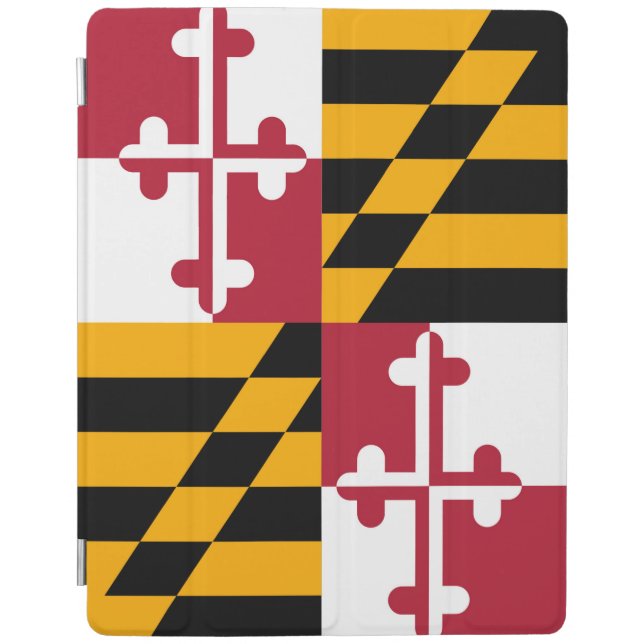 Decorative Maryland State Flag iPad Smart Cover (Front)