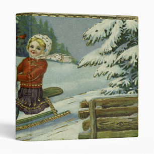 Decorative Merry Christmas 3 Ring Binder