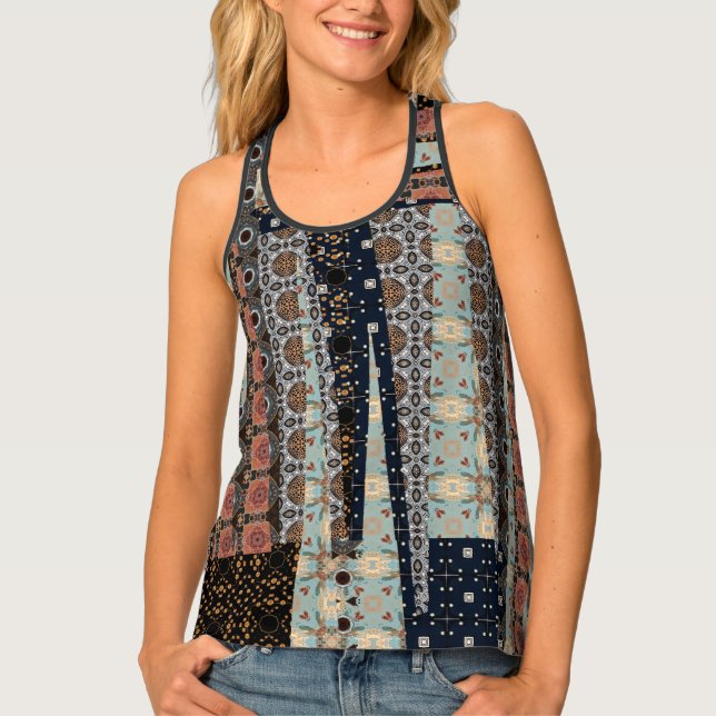  Decorative Modern Designer Tank Top (Front)