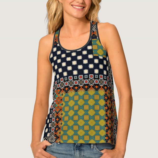  Decorative Modern Designer Tank Top (Front)