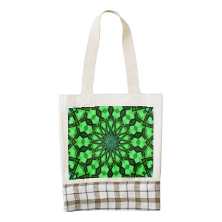 Decorative modern pattern zazzle HEART tote bag