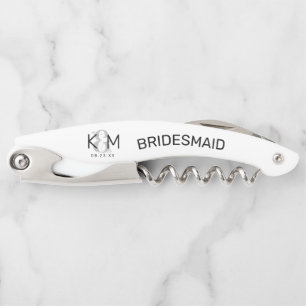 Decorative Modern Wedding Bridesmaid B ID887 Waiter's Corkscrew