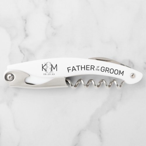 Decorative Modern Wedding Father of Groom B ID887 Waiters Corkscrew