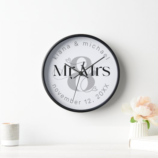 Decorative Modern Wedding Mr & Mrs ID887