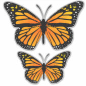 Decorative Monarch Butterfly Sticker | Zazzle | Monarch Butterflies Art