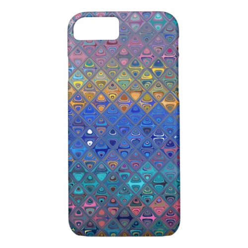 Decorative Mosaic Tiles Pattern iPhone 87 Case