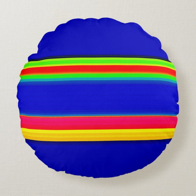 decorative motif round pillow (Front)