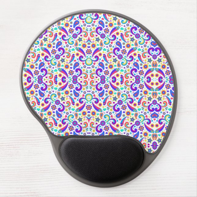 Decorative mouse pad with wrist rest (Front)
