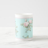 Decorative mug china shabby chic roses (Front)