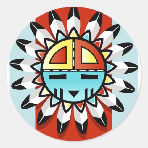 DECORATIVE NATIVE AMERICAN I STICKERS